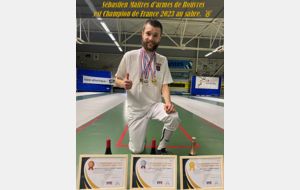 Sébastien est Champion France  Sabre 2023